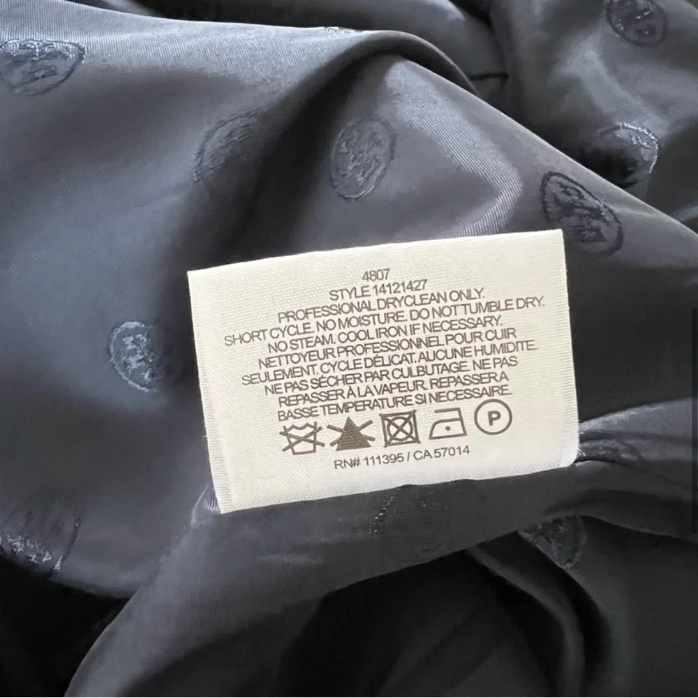 Tory Burch Blue with Gold Hardware with Embossment Dress EUC Size 4 - Picture 11 of 11